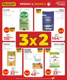 Volantino Arcaplanet Pagina 4: Natural Trainer Sensitive Crocchette Cane €46,98, Virtus Only Fresh Beef €72,00