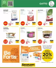 Volantino Arcaplanet Pagina 9: Schesir lattina gatto young sterilised €5,80, Gourmet nature's creations lattina gatto €5,95
