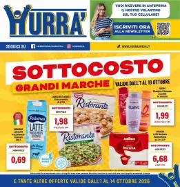 Volantino Hurrà Pagina 1: YURRA SEGUICI SU f FACEBOOK.COM/HURRASPESA HURRASPESA VUOI RICEVERE IN ANTEPRIMA IL NOSTRO