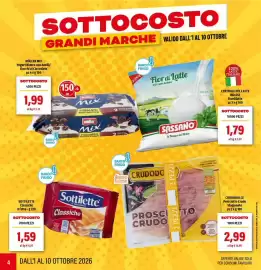 Volantino Hurrà Pagina 4: Crudodolce Prosciutto Crudo Stagionato €2,99, Fior di Latte Sassano €1,79