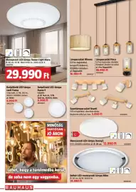 Bauhaus akciós újság Oldal 14: Miko beltéri led-mennyezeti lámpa €74.990,00, Tween Light Mara €29.990,00