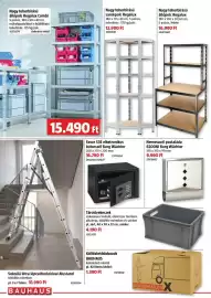 Bauhaus akciós újság Oldal 18: Burg Wächter nemesacél postaláda €9.990,00, Regalux Combi €15.490,00