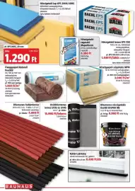 Bauhaus akciós újság Oldal 6: Bauhaus bitumenes hullámlemez €4.490,00, Kültéri párkány €8.490,00