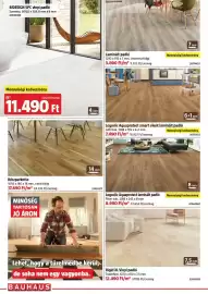 Bauhaus akciós újság Oldal 8: B!design spc vinyl padló €11.490,00, Készparketta €17.690,00