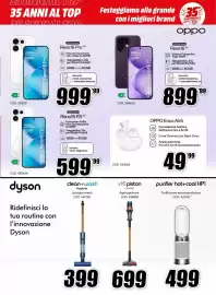 Volantino MediaWorld Pagina 13: OPPO Reno16 Pro 5G €999,99, OPPO Reno16 5G €899,99