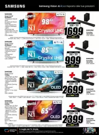 Volantino MediaWorld Pagina 6: SAMSUNG SAMSUNG Smart TV 98" 98U9000H • Processore NQA AI Gen2 & Supersize Picture Enhancer