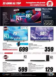 Volantino MediaWorld Pagina 7: 55ANNIAL TOP 35 ANNI AL TOP DE ANINIAI TOD SAMSUNG Smart TV 55" 55R85H • Micro RGB Technology