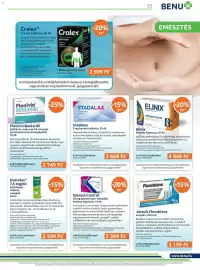 Benu Gyógyszertárak akciós újság Oldal 23: Jutavit florabione €3.199,00, Flonivin Boulardii €2.749,00
