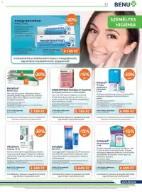 Benu Gyógyszertárak akciós újság Oldal 25: Uroexpress femidoc d-mannóz €5.749,00, Betadine kenőcs €2.199,00
