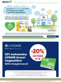 Benu Gyógyszertárak akciós újság Oldal 4: BENU 4 Vásároljon LIVSANE terméket, és támogassuk együtt a gyerekek gyógyulását!