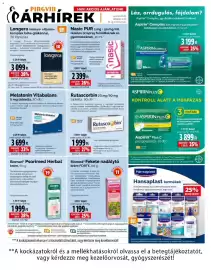 Pingvin Patika akciós újság Oldal 11: Nasic pur €2.399,00, Longera Immun+ vitamin-komplex béta-glükánnal €3.099,00