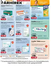 Pingvin Patika akciós újság Oldal 13: Aspirin protect €1.699,00, Vsl balance probiotikum €8.899,00