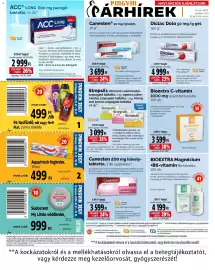 Pingvin Patika akciós újság Oldal 4: Diclac Dolo gél €4.999,00, Canesten krém €3.699,00