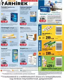 Pingvin Patika akciós újság Oldal 5: Elinix probiotikum €4.699,00, Calcium-Sandoz €1.399,00