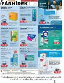 Pingvin Patika akciós újság Oldal 21: Xilomare orrspray €3.099,00, Spedifen 400 mg €4.099,00
