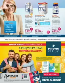 Pingvin Patika akciós újság Oldal 26: Ocutein brillant €13.399,00, Ocutein kids & teens €6.299,00