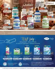 Pingvin Patika akciós újság Oldal 29: Bioheal tőzegáfonya forte kapszula €3.399,00, Tena lady slim €1.845,00