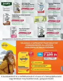 Pingvin Patika akciós újság Oldal 5: JutaVit 13x Superbrands 13 14 15 °15.'17/18'19 21 22 23 24 25 25 JenaVit Fahéj Hair