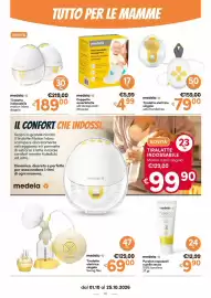 Volantino B di Bimbi Pagina 19: Medela Coppette assorbilatte ultratraspiranti €4,99