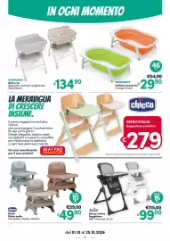 Volantino B di Bimbi Pagina 32: Bento Rialzo sedia €49,90, Joie Mimzy recline Seggiolone ABC Charcoal, Arctic €99,00