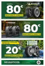 Folleto Feu Vert Página 2: HASTA 80€ DESCUENTO DIRECTO MICHELIN HELIN AI COMPRAR y MONTAR tus neumáticos MICHELIN en