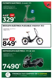 Folleto Feu Vert Página 4: Moma bicicleta eléctrica plegable 20.2 €849,00, Navee patinete eléctrico gt3 €329,00