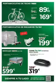 Folleto Feu Vert Página 6: Erde remolque eco 150 €599,00, Feu Vert cofre evospace 400dx negro €319,00