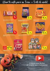 Folleto Supermercados MAS Página 3: Haribo gominolas ositos oro €2,15, Chupa Chups Caramelos Mini Halloween €5,95