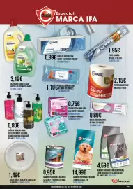 Folleto Claudio Página 5: Ifa sabe - panuelos papel €0,89, Ifa amigo - alimento perro adulto ifa €14,99
