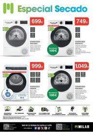 Catálogo Milar Página 2: Secadora Bosch WOG243DOES €699,00, Balay secadora 3sb3091br €999,00