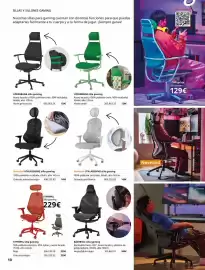 Catálogo IKEA Página 10: Gaming - l'oparbana silla gaming €129,00, Ikea - silla gaming €129,00
