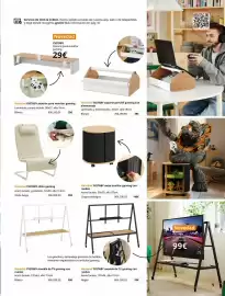Catálogo IKEA Página 9: Gaming - mesa auxiliar gaming con ruedas €149,00, Gaming - mueble de gaming con ruedas €99,00