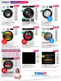 Catálogo Tien 21 Página 4: Hisense lavadora wf3s9043bw1 €369,00, Beko lavadora bm3ft3821wb €359,00