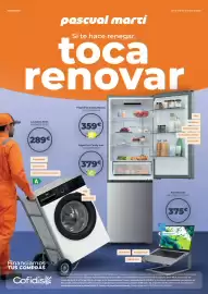 Catálogo Pascual Martí Página 1: Beko - lavadora bkdnfwf5020s3 €289,00, Candy - frigorífico blanco €379,00