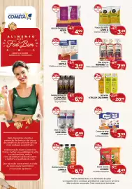 Encarte Cometa Supermercados Página 1: Creme de leite itambé €3,99, Chia em grãos leve croc premium €6,99