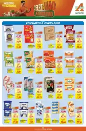 Folheto Atacadão semana 40 Página 2: Queijo Mussarela Natville Resfriado €34,60, Pizza seara congelada calabresa €10,60