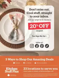 Kitchen Stuff Plus flyer Page 21