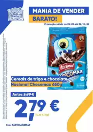 Folheto Casa Cheia Página 7: Cereais de trigo e chocolate Nacional Chocomax €2,79