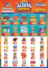Encarte Atakarejo Página 1: Farinha de Trigo Dona Benta sem Fermento €4,19, Lava-roupas em Pó Brilhante Caixa / Sachê €13,98