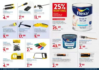 Kluswijs folder Pagina 2: Stanley klawwhamer blue strike €17,99, Flexa powerdek €43,99
