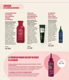 Catalogue Monop' page 4: Wella Ultimate Repair Shampoo €20,40, Klorane Croissance €30,71