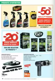 Catalogue Autobacs page 10: ASPIRATEUR SOUFFLEUR €29,95, ASPIRATEUR SANS FIL €19,95