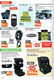 Catalogue Autobacs page 16: Trottine SIÈGE AUTO LONDON SHADOW €144,95, ANTIVOL VOITURE BARRE VOLANT/TABLEAU DE BORD €54,95