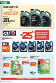 Catalogue Autobacs page 9: Castrol Huile Moteur Edge €59,95, AUTOBACS Huiles Moteur €28,95
