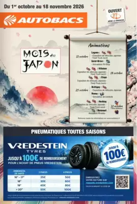 Autobacs (valable jusqu'au 18-11)
