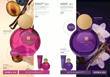 Catalogo Avon Pagina 10: Far Away Splendoria Eau de Parfum €27,99, Far Away Rebel Eau de Parfum €27,99