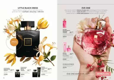 Catalogo Avon Pagina 42: Eve One Eau de Parfum - Edizione Limitata €31,99, Little Black Dress Lace Eau de Parfum €21,99