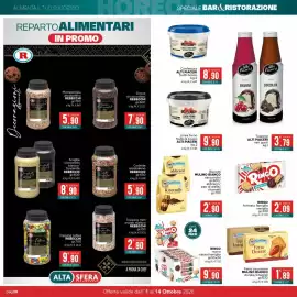 Volantino Altasfera Pagina 11: Spalmabile ALTI PIACERI pistacchio 18% €18,90, Zucchero Alti Piaceri €1,39