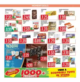 Volantino Sisa Pagina 11: Tavoletta di cioccolato Milka €1,55, Nutella biscuits Ferrero €2,59