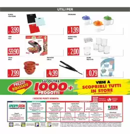 Volantino Sisa Pagina 20: Mini piastra capelli €4,99, Scalda nduja €7,99